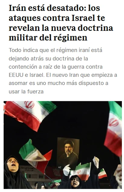 Cobertura de Media Oriente en El Confidencial